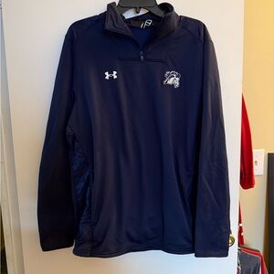 Under Armour Navy Blue Quarter Zip pullover